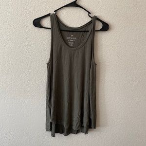 Super soft dark green tank top